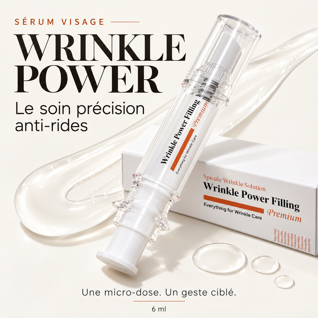 Wrinkle power-La crème anti-rides pour une peau éclatante