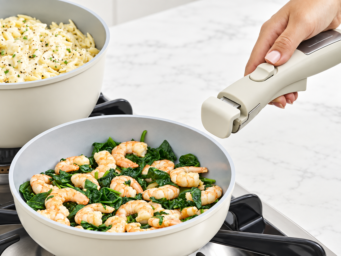 Pure ceramic batterie de cuisine 13 pcs - Batterie de cuisine