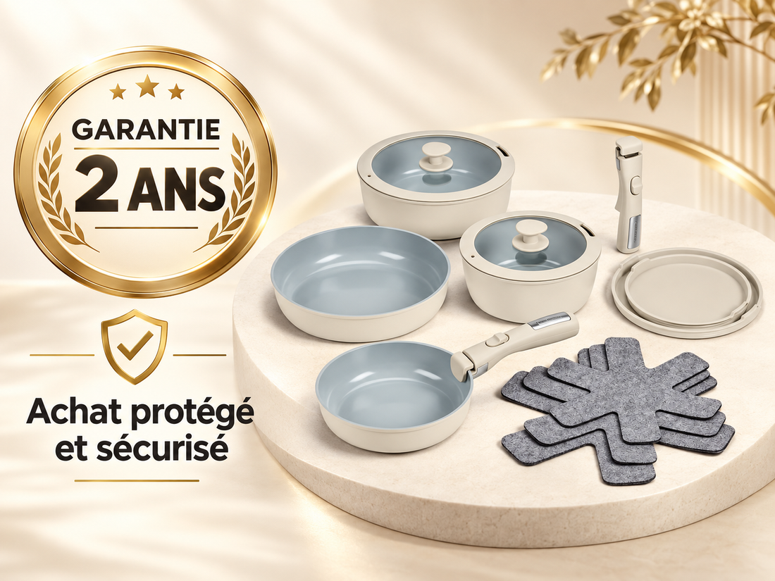 Pure ceramic batterie de cuisine 13 pcs - Batterie de cuisine
