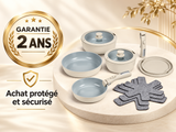 Pure ceramic batterie de cuisine 13 pcs - Batterie de cuisine