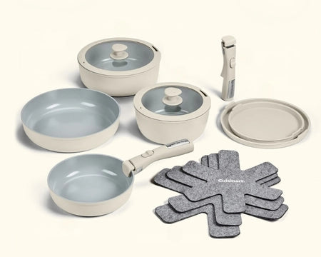 Pure ceramic batterie de cuisine 13 pcs - Batterie de cuisine