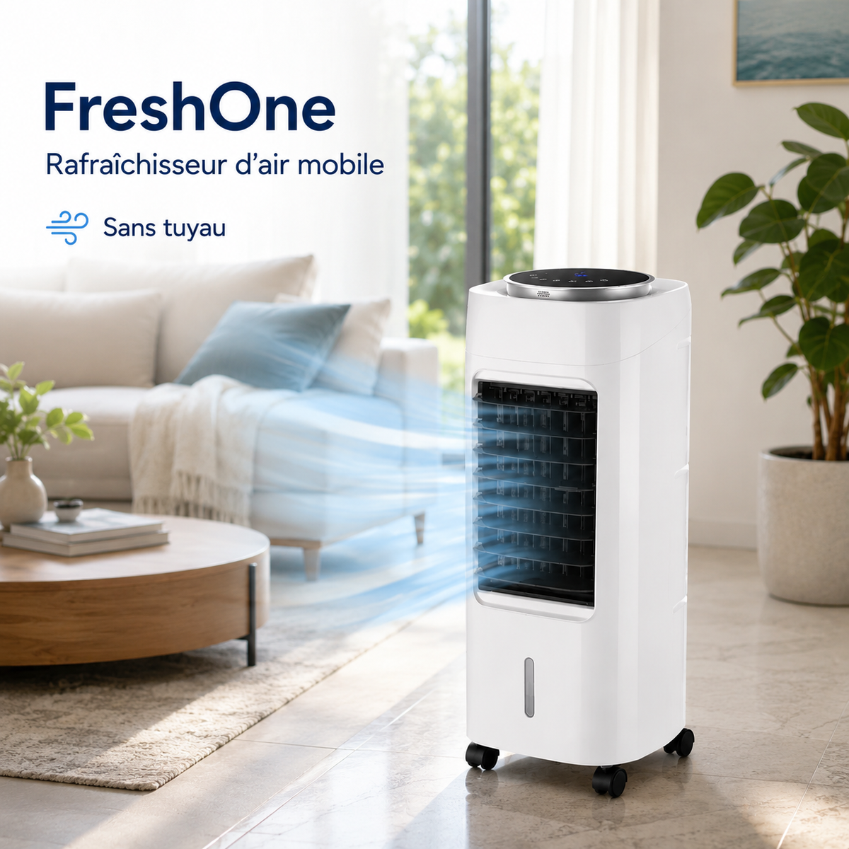 FreshOne – Rafraîchisseur d’air mobile sans tuyau