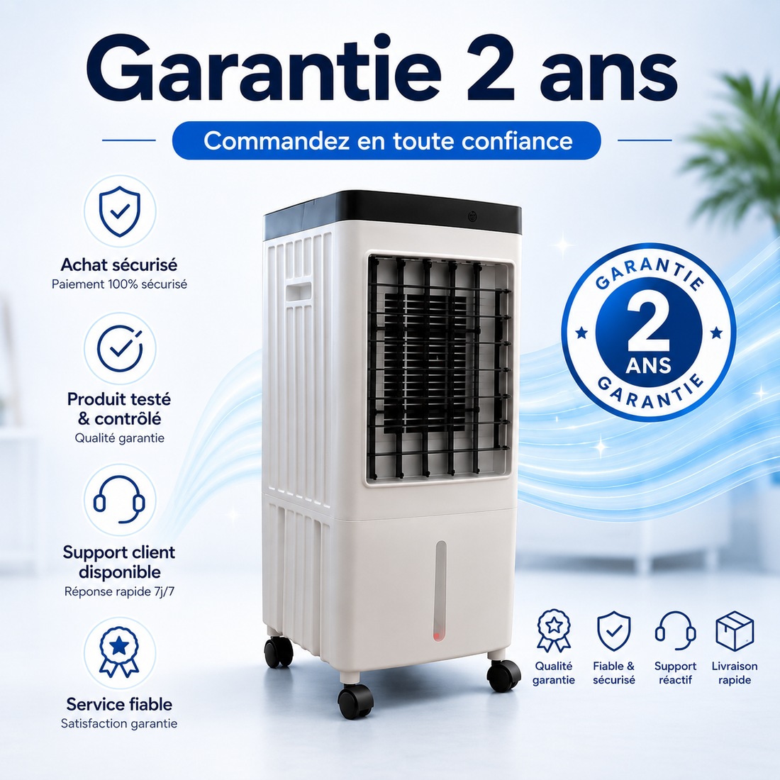 VentCool – Climatiseur sans tuyau mobile