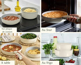 Pure ceramic batterie de cuisine 13 pcs - Batterie de cuisine