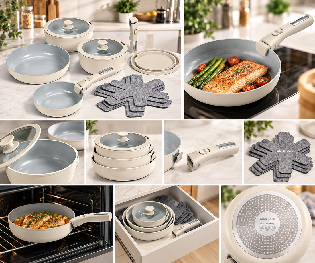 Pure ceramic batterie de cuisine 13 pcs - Batterie de cuisine