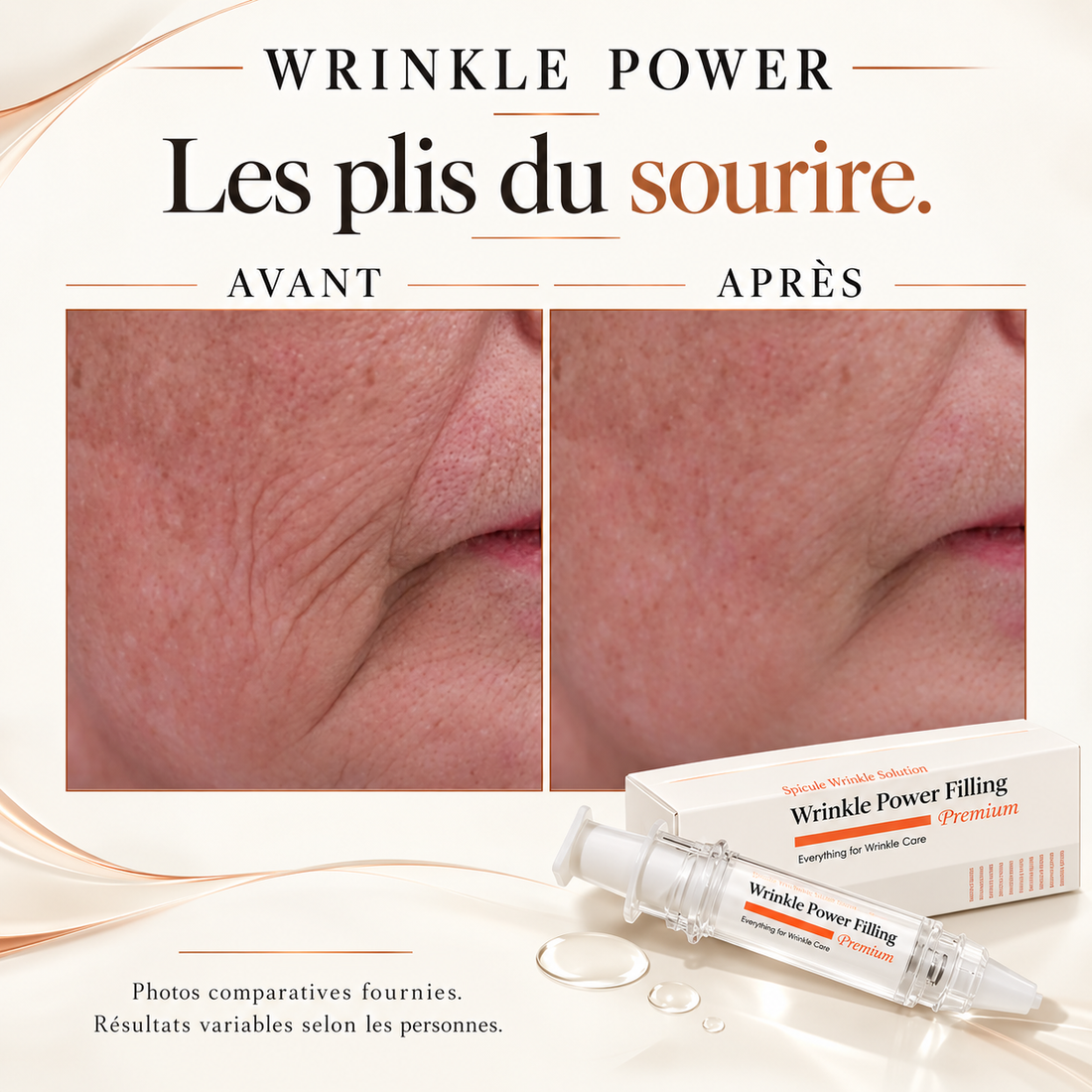 Wrinkle power-La crème anti-rides pour une peau éclatante