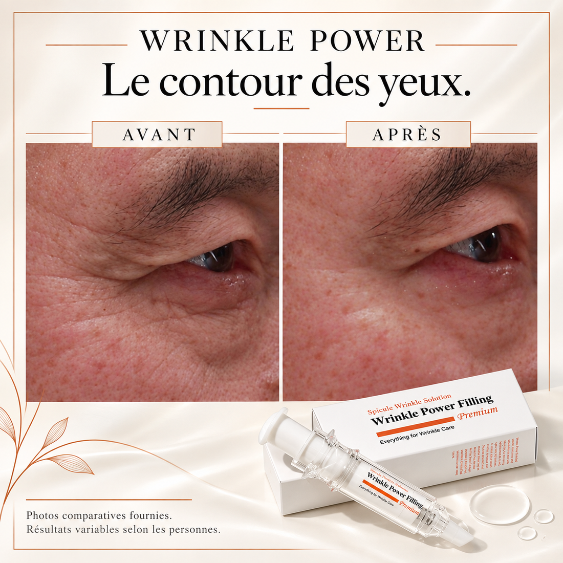 Wrinkle power-La crème anti-rides pour une peau éclatante