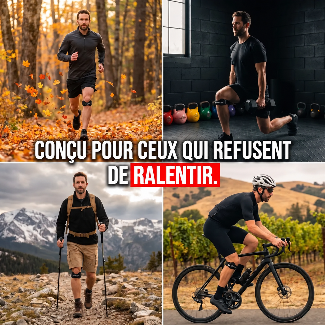 Stryde™ – Sangle de Soutien pour le Genou