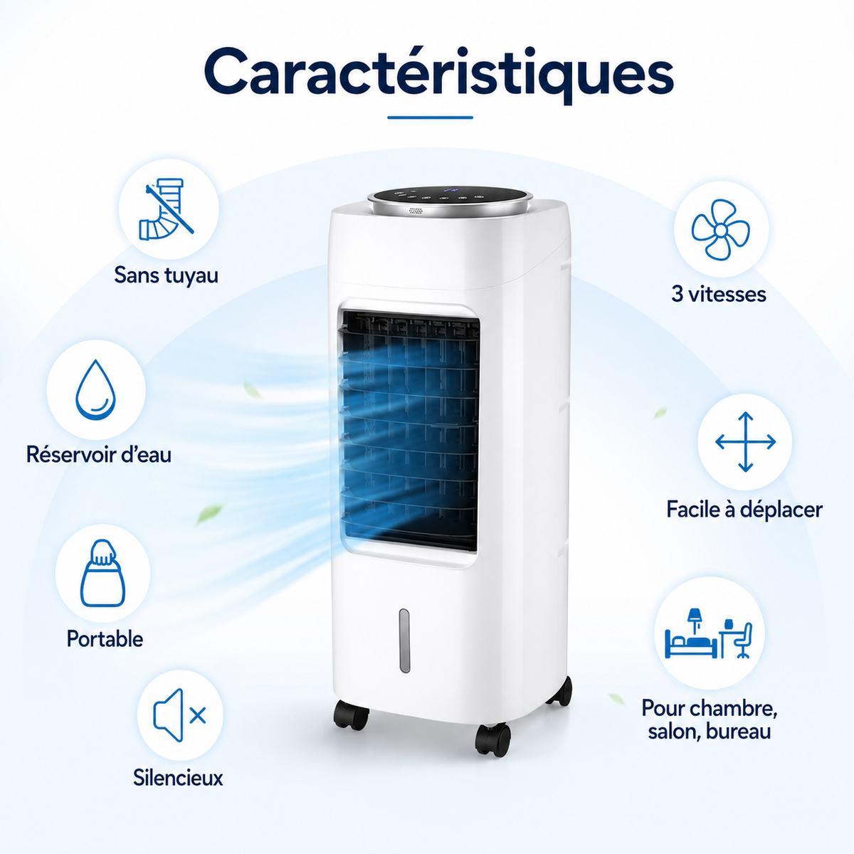 FreshOne – Rafraîchisseur d’air mobile sans tuyau